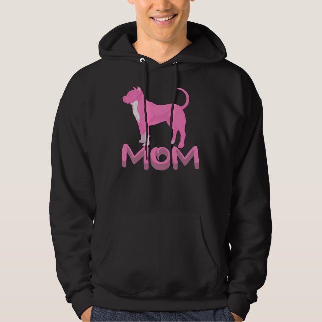 Sudadera Pink Pitbull Mom (Anverso)