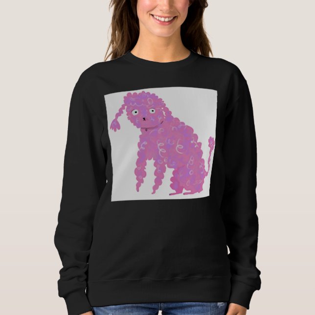 Sudadera Pink Poodle Long (Anverso)