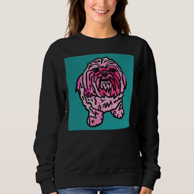 Sudadera Pink Shih Tzu (Anverso)
