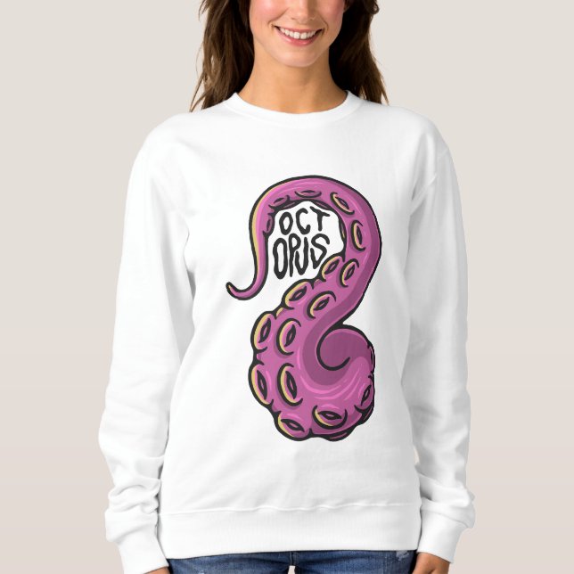 Sudadera Pink Tentacle (Anverso)
