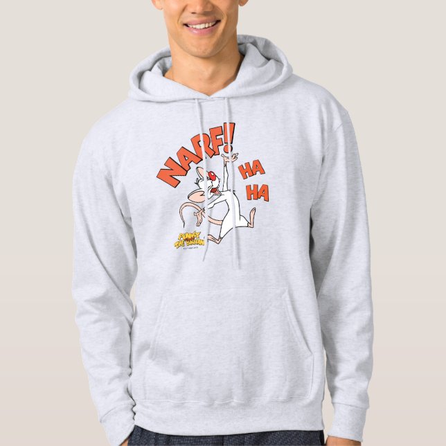 Sudadera Pinky y el cerebro | Pinky "Narf" (Anverso)