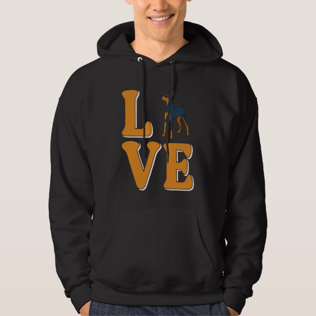 Sudadera Pinscher de amor (Anverso)