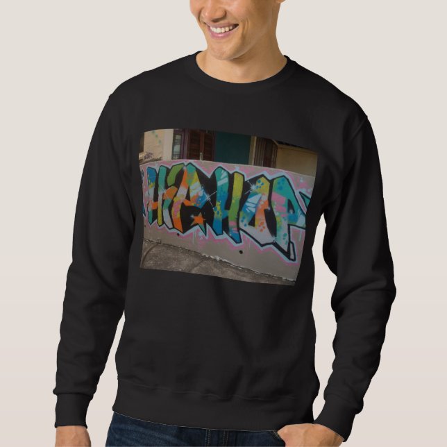 Sudadera Pintada de Hip Hop (Anverso)