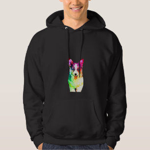Sudadera Pintado de acuarela divertida de Corgi