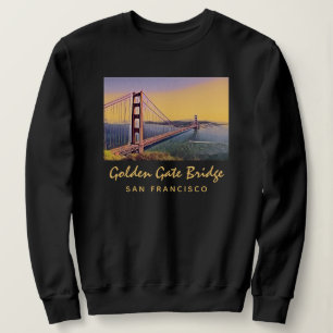 Sudadera Pintado de época del puente Golden Gate de San Fr