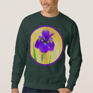 Sudadera Pintado de iris morado - Perro original curado A