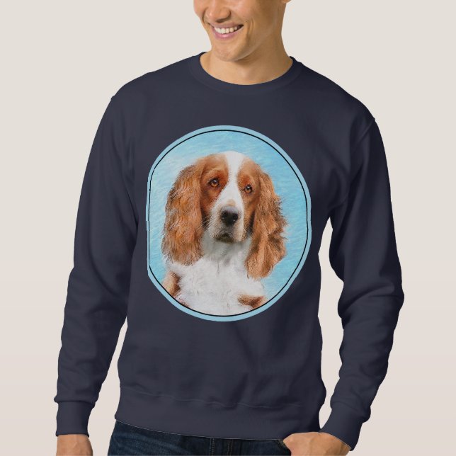 Sudadera Pintado español de Springer galesa - Arte de perro (Anverso)