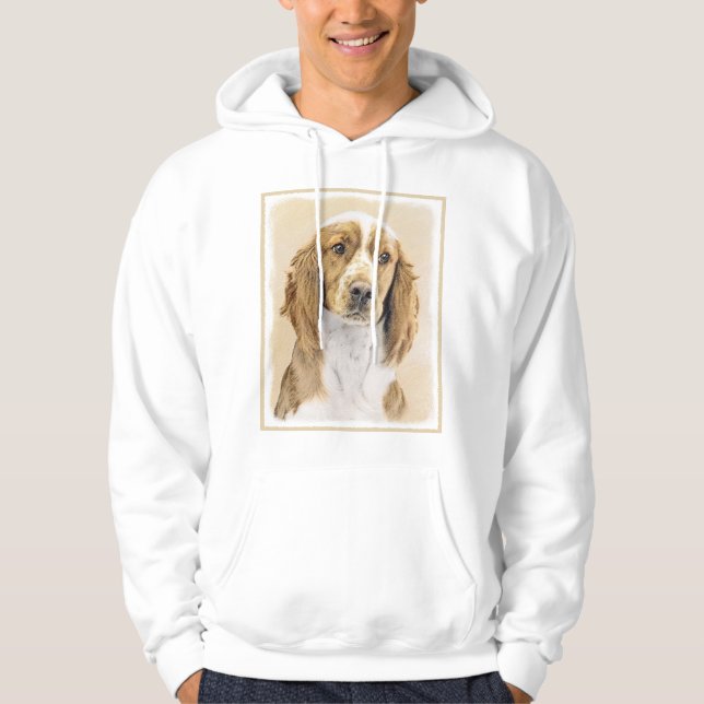 Sudadera Pintado español de Springer galesa - Arte de perro (Anverso)