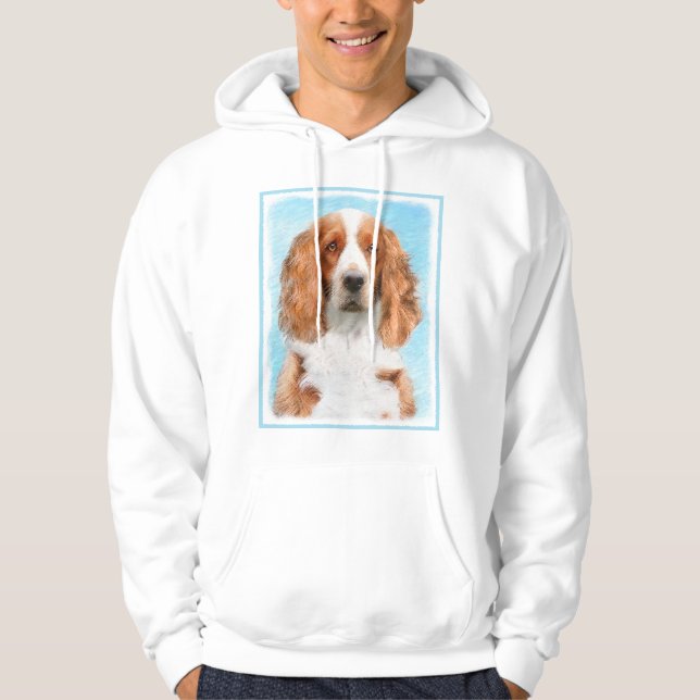 Sudadera Pintado español de Springer galesa - Arte de perro (Anverso)