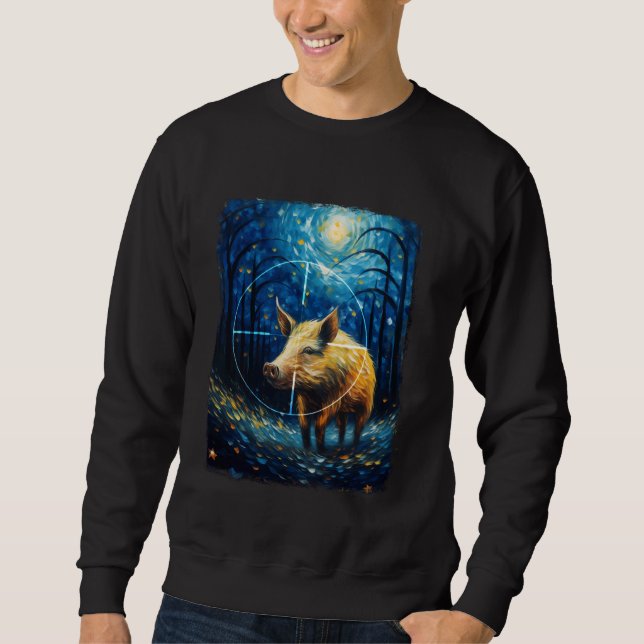 Sudadera Pintado nocturno de Hog Hunter Starry (Anverso)