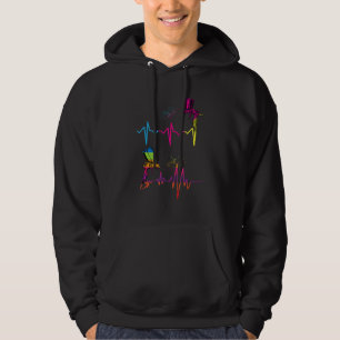 Sudadera Pintador de coches Painter Spray Gun Heartbeat Ekg
