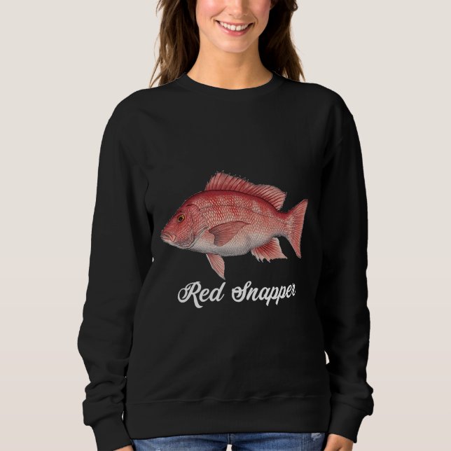 Sudadera Pintador de Snapper Red Snapper de Snapper (Anverso)