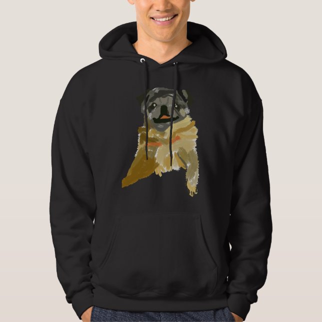 Sudadera Pintando Perro Pintador Mascota Animal T-S Esencia (Anverso)