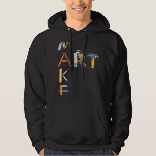Sudadera Pintar paleta de pintura artística y pintar brocha