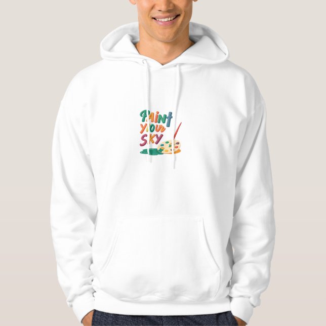 Sudadera Pintar tu cielo (Anverso)
