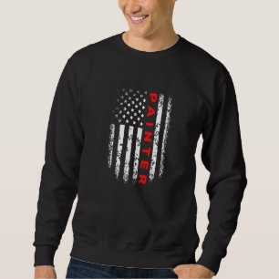 Sudadera Pintor Patriótico Norteamericano Decorador De Pint