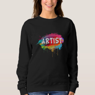 Sudadera Pintores desordenados de artista Pintar bandeja 1
