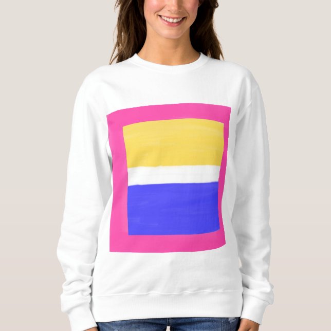 Sudadera pintura abstracta moderna (Anverso)