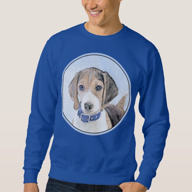 Sudadera Pintura Beagle - Arte Perro Original Cuto (Anverso)