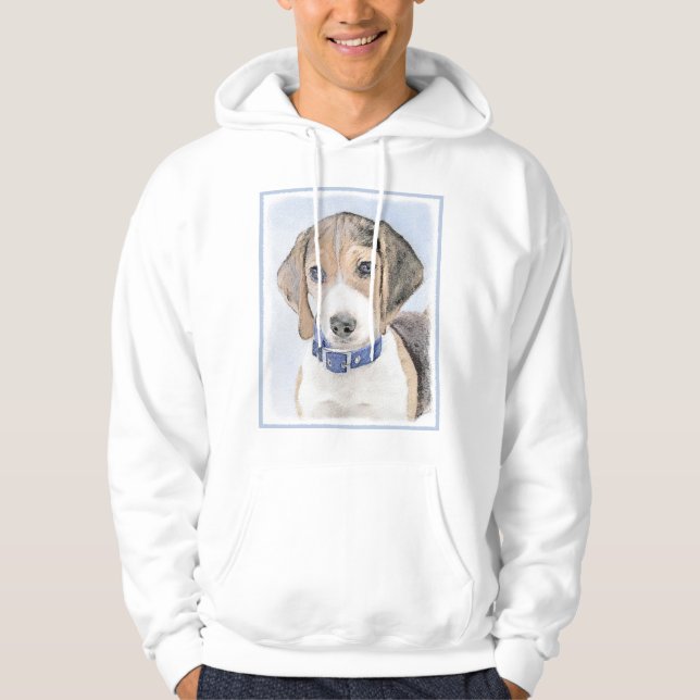 Sudadera Pintura Beagle - Arte Perro Original Cuto (Anverso)