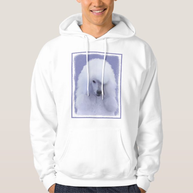 Sudadera Pintura blanca de canapé estándar - Arte de perro  (Anverso)