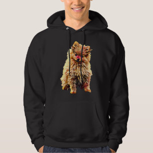 Sudadera Pintura de aceite de Pomerania