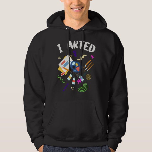 Sudadera Pintura de arte (Anverso)