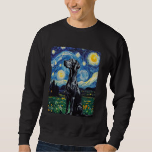 Sudadera Pintura de Arte Moderno Van Gogh Noche Estrellada 