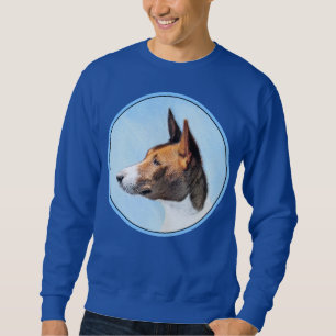 Sudadera Pintura de Basenji - Arte original muy bonito
