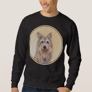 Sudadera Pintura de Berger Picard - Arte de Perro Original.