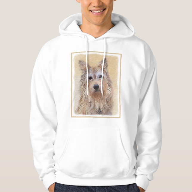 Sudadera Pintura de Berger Picard - Arte de Perro Original. (Anverso)