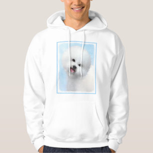 Sudadera Pintura de Bichon Frise - Arte de Perro Original.