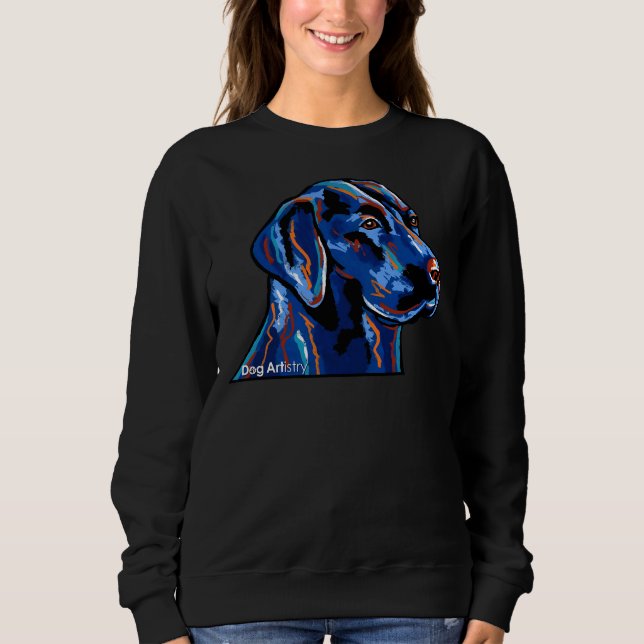 Sudadera Pintura de Black Lab (Anverso)