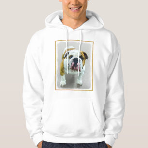 Sudadera Pintura de Bulldog: adorable arte original del per