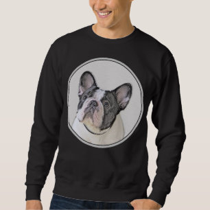Sudadera Pintura de Bulldog francés (Brindle Pied) - Arte d