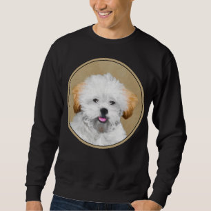 Sudadera Pintura de cachorro de Aprenta Lhasa - Arte de Per