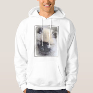 Sudadera Pintura de cachorro de Keeshond - Arte de perro or
