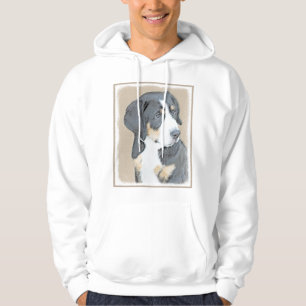 Sudadera Pintura de cachorro de perro de montaña de Berna -