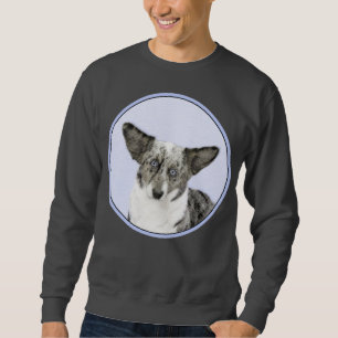 Sudadera Pintura de Cardigan Welsh Corgi - Arte Perro Origi