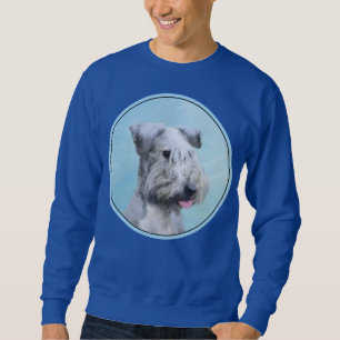 Sudadera Pintura de Cesky Terrier - Arte de Perro Original.