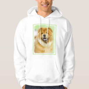 Sudadera Pintura de Chow Chow - Arte Perro Original.