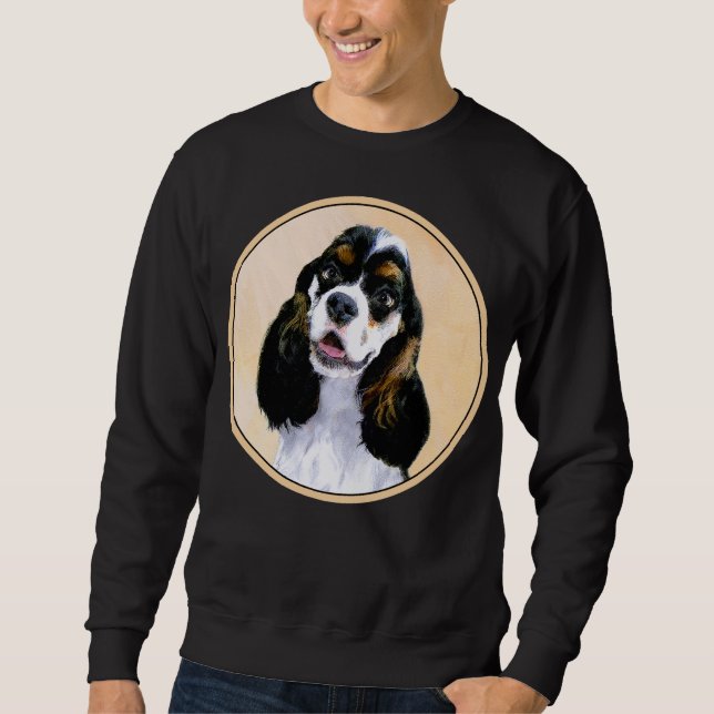 Sudadera Pintura de Cocker Spaniel (Parti) - Arte Perro Ori (Anverso)