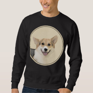 Sudadera Pintura de Corgi galés de Pembroke - Arte Perro Or