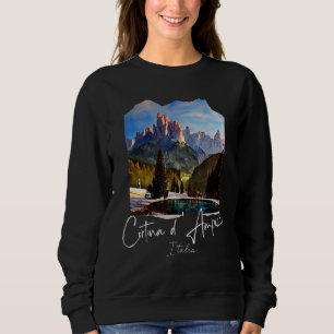 Sudadera Pintura de Cortina d'Ampezzo Dolomiti Cortina d'Am