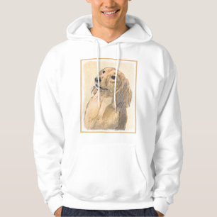 Sudadera Pintura de Dachshund (de cabello largo) - Arte Per