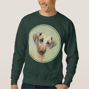 Sudadera Pintura de eslúpulos - Arte de perro original lind