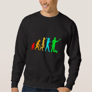 Sudadera Pintura De Evolución Artista Pintor De Casa Para H