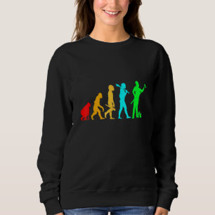 Sudadera Pintura De Evolución Artista Pintor De Casa Para H