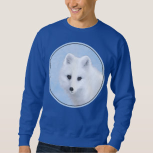 Sudadera Pintura de Fox Ártica - Arte de Vida Silvestre Ori