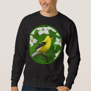 Sudadera Pintura de Goldfinch - Arte de Perro Original.
